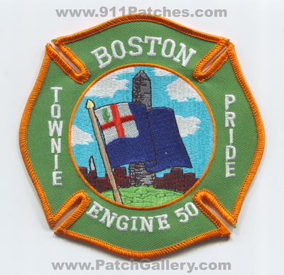 Boston Fire Department Engine 50 Patch (Massachusetts)
Scan By: PatchGallery.com
Keywords: Dept. BFD B.F.D. Company Co. Station Townie Pride