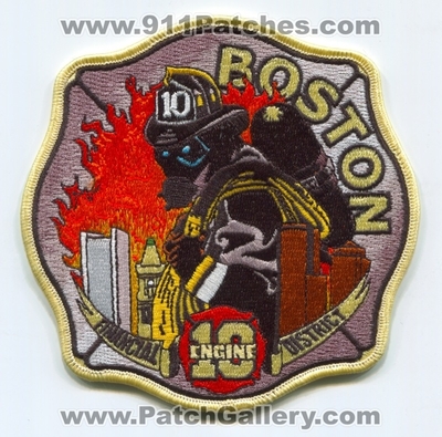 Boston Fire Department Engine 10 Patch (Massachusetts)
Scan By: PatchGallery.com
Keywords: dept. bfd b.f.d. company co. station financial district