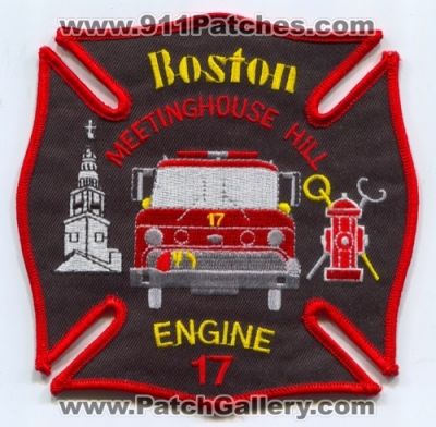 Boston Fire Department Engine 17 (Massachusetts)
Scan By: PatchGallery.com
Keywords: dept. bfd company station meetinghouse hill