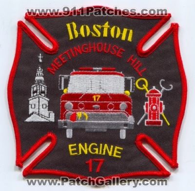 Boston Fire Department Engine 17 (Massachusetts)
Scan By: PatchGallery.com
Keywords: dept. bfd company station meetinghouse hill