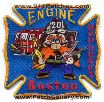 Boston Fire Department Engine 20 (Massachusetts)
Scan By: PatchGallery.com
Keywords: dept. bfd company station neponset