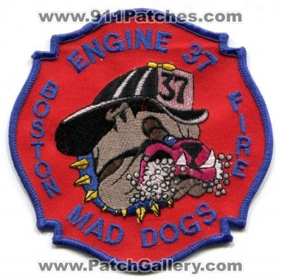 Boston Fire Department Engine 37 (Massachusetts)
Scan By: PatchGallery.com
Keywords: dept. bfd company station mad dogs