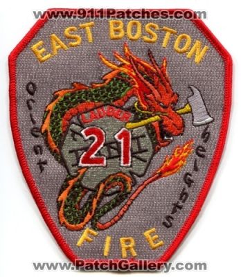 Boston Fire Department Ladder 21 (Massachusetts)
Scan By: PatchGallery.com
Keywords: dept. bfd east orient heights