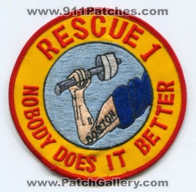 Boston Fire Department Rescue 1 (Massachusetts)
Scan By: PatchGallery.com
Keywords: dept. company co. station nobody does it better