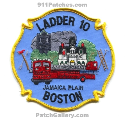 Boston Fire Department Ladder 10 Patch (Massachusetts)
Scan By: PatchGallery.com
Keywords: dept. bfd b.f.d. company co. station truck jamaica plain