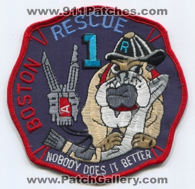 Boston Fire Department Rescue 1 (Massachusetts)
Scan By: PatchGallery.com
Keywords: Dept. bfd b.f.d. Company co. Station nobody does it better