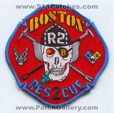 Boston Fire Department Rescue 2 Patch (Massachusetts)
Scan By: PatchGallery.com
Keywords: dept. bfd company co. station