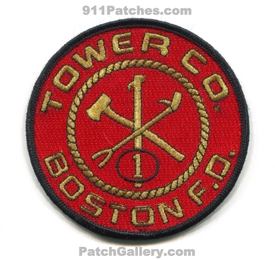 Boston Fire Department Tower 1 Patch (Massachusetts)
Scan By: PatchGallery.com
Keywords: dept. bfd company co. station ladder truck