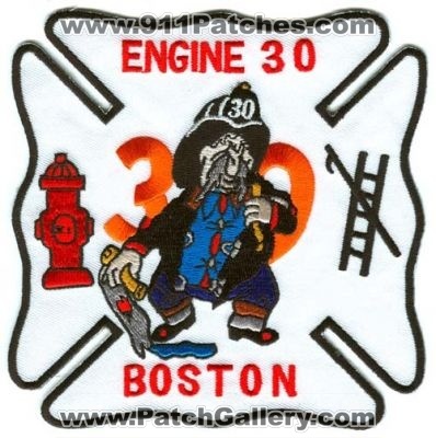 Boston Fire Department Engine 30 (Massachusetts)
Scan By: PatchGallery.com
Keywords: dept. bfd company station