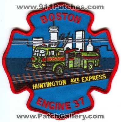 Boston Fire Department Engine 37 Patch (Massachusetts)
Scan By: PatchGallery.com
Keywords: dept. bfd company co. station huntington avenue express