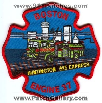 Boston Fire Department Engine 37 Patch (Massachusetts)
Scan By: PatchGallery.com
Keywords: dept. bfd company co. station huntington avenue express