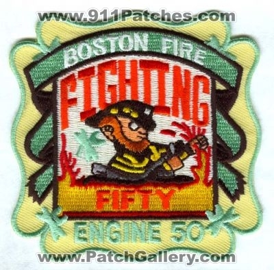 Boston Fire Department Engine 50 (Massachusetts)
Scan By: PatchGallery.com
Keywords: dept. bfd company station fighting fifty