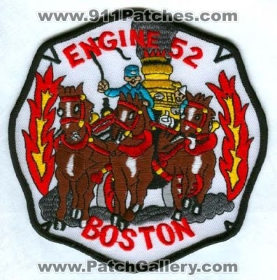 Boston Fire Department Engine 52 Patch (Massachusetts)
Scan By: PatchGallery.com
Keywords: dept. bfd company co. station