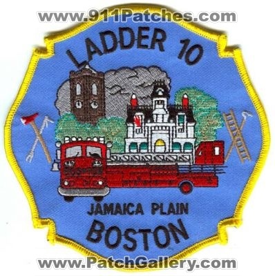 Boston Fire Department Ladder 10 (Massachusetts)
Scan By: PatchGallery.com
Keywords: dept. bfd company station jamaica plain