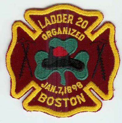 Boston Fire Ladder 20 (Massachusetts)
Thanks to Mark C Barilovich for this scan.
