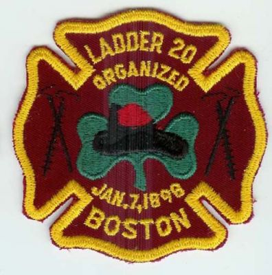 Boston Fire Ladder 20 (Massachusetts)
Thanks to Mark C Barilovich for this scan.
