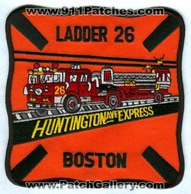 Boston Fire Department Ladder 26 (Massachusetts)
Scan By: PatchGallery.com
Keywords: dept. bfd company station huntington ave. avenue express