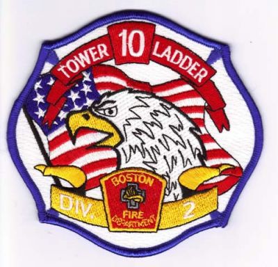 Boston Fire Tower Ladder 10
Thanks to Michael J Barnes for this scan.
Keywords: massachusetts department division 2