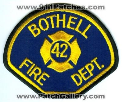 Bothell Fire Department King County District 42 (Washington)
Scan By: PatchGallery.com
Keywords: dept. co. dist. number no. #42