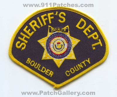 Boulder County Sheriffs Department Patch (Colorado)
Scan By: PatchGallery.com
Keywords: co. dept. office