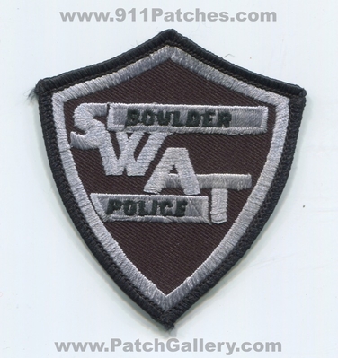 Boulder Police Department SWAT Patch (Colorado)
Scan By: PatchGallery.com
Keywords: dept.