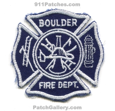 Boulder Fire Department Patch (Colorado)
[b]Scan From: Our Collection[/b]
Keywords: dept.