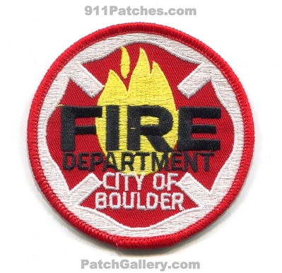 Boulder Fire Department Patch (Colorado)
[b]Scan From: Our Collection[/b]
Keywords: city of dept.