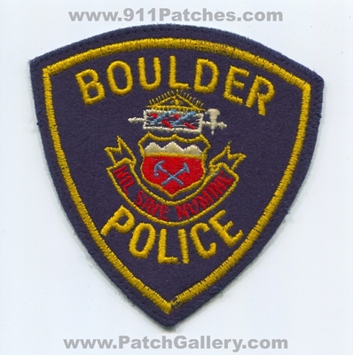 Boulder Police Department Patch (Colorado)
Scan By: PatchGallery.com
Keywords: dept.