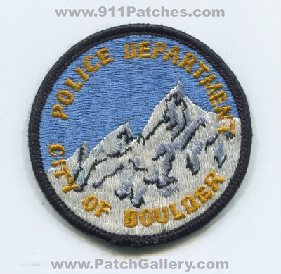 Boulder Police Department Patch (Colorado)
Scan By: PatchGallery.com
Keywords: city of dept.