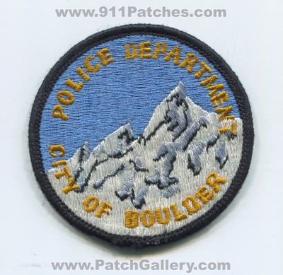 Boulder Police Department Patch (Colorado)
Scan By: PatchGallery.com
Keywords: city of dept.