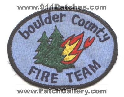 Boulder County Fire Team (Colorado)
Thanks to Jack Bol for this scan.
Keywords: wildland
