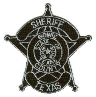 Bowie County Sheriff (Texas)
Scan By: PatchGallery.com

