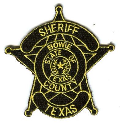 Bowie County Sheriff (Texas)
Scan By: PatchGallery.com
