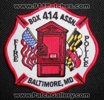Box 414 Association Fire Police (Maryland)
Thanks to Matthew Marano for this picture.
Keywords: assn. baltimore md.