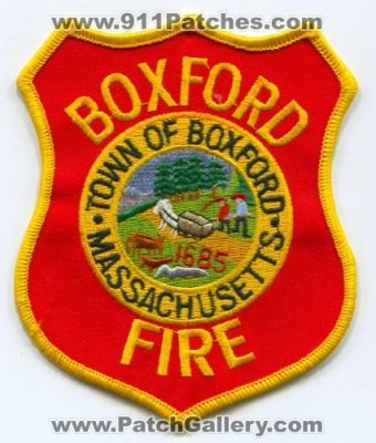 Boxford Fire Department (Massachusetts)
Scan By: PatchGallery.com
Keywords: town of dept.