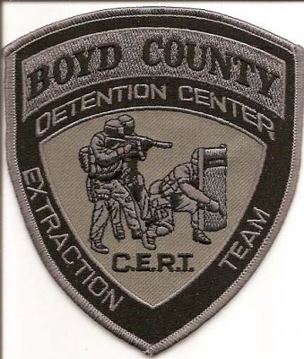 Boyd County Detention Center Extraction Team C.E.R.T. (Kentucky)
Thanks to Enforcer31.com for this scan.
Keywords: police cert