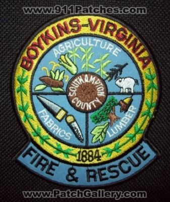 Boykins Fire and Rescue Department (Virginia)
Thanks to Matthew Marano for this picture.
Keywords: & dept. southampton county boykins-virginia