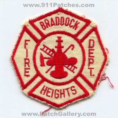 Braddock Heights Fire Department Patch (Maryland)
Scan By: PatchGallery.com
Keywords: dept.