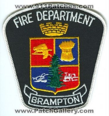 Brampton Fire Department (Canada ON)
Scan By: PatchGallery.com
