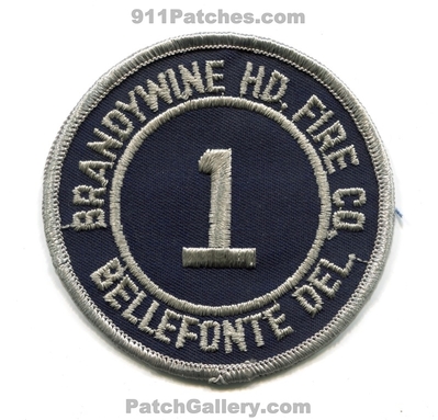 Brandywine Hundred Fire Company 1 Bellefonte Patch (Delaware)
Scan By: PatchGallery.com
Keywords: hd. co. number no. #1 department dept.