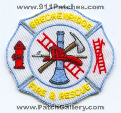 Breckenridge Fire and Rescue Department (Minnesota)
Scan By: PatchGallery.com
Keywords: & dept.