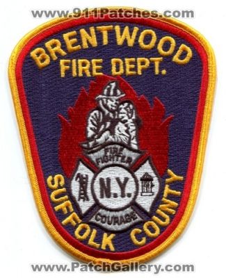 Brentwood Fire Department FireFighter (New York)
Scan By: PatchGallery.com
Keywords: dept. suffolk county n.y. ny