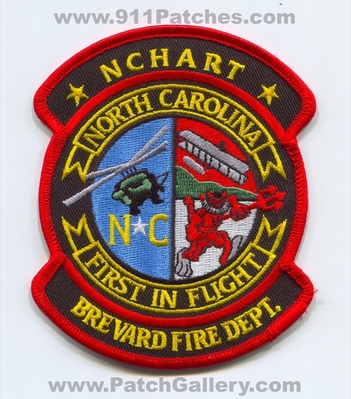 Brevard Fire Department NCHART Helicopter Aquatic Rescue Team Patch (North Carolina)
Scan By: PatchGallery.com
Keywords: dept. n.c.h.a.r.t. first in flight nc