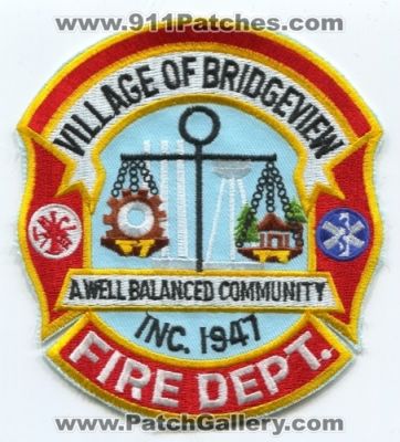 Bridgeview Fire Department (Illinois)
Scan By: PatchGallery.com
Keywords: dept. village of a well balanced community inc. 1947