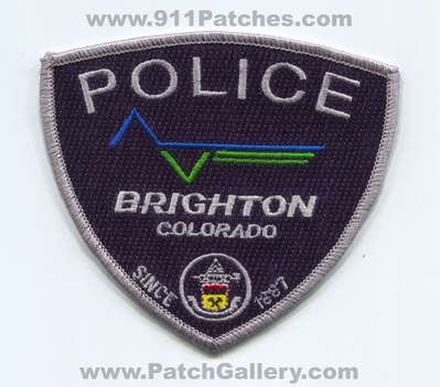 Brighton Police Department Patch (Colorado)
Scan By: PatchGallery.com
Keywords: dept. since 1887