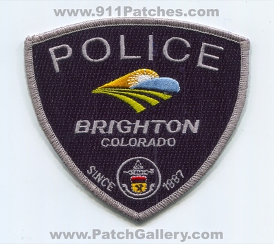 Brighton Police Department Patch (Colorado)
Scan By: PatchGallery.com
Keywords: dept. since 1887