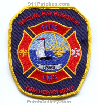 Bristol Bay Borough Fire EMS Department Patch (Alaska)
Scan By: PatchGallery.com
