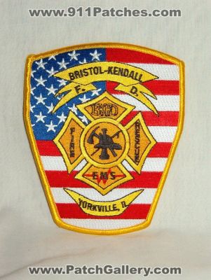 Bristol Kendall Fire Department (Illinois)
Thanks to Walts Patches for this picture.
Keywords: dept. rescue ems yorkville f.d. bkfd