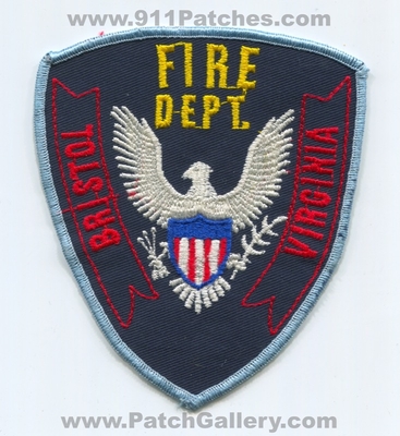 Bristol Fire Department Patch (Virginia)
Scan By: PatchGallery.com
Keywords: dept.