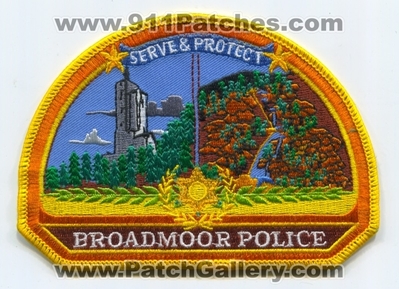 Broadmoor Police Department Patch (Colorado)
Scan By: PatchGallery.com
Keywords: hotel dept.